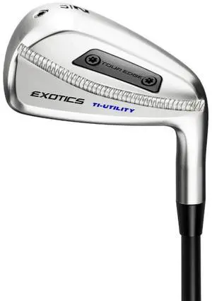 Tour Edge Exotics Ti-Utility Silver Chrome (2025) Hybrid/Rescue