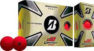 Bridgestone Golf Co. e12 Soft (MATTE RED) 2023 Golf Balls