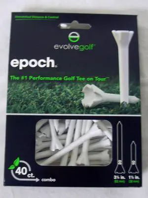 Evolve Epoch tees 3.25/1.5 inches Golf Tees