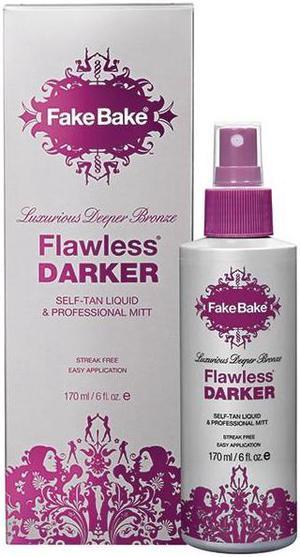 Fake Bake - Flawless Darker Self-Tan Liquid & Professional Mitt 170ml/6oz
