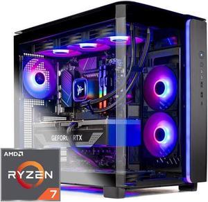 Skytech King 95 Gaming PC Desktop, AMD Ryzen 7 9800X3D 4.7GHz,Best Gaming CPU, NVIDIA RTX 4070 Super 12GB GDDR6X, 1TB Gen4 SSD, 32GB DDR5 RAM 6000, 850W GOLD PSU, 360mm ARGB AIO , Wi-Fi, Win 11 Home