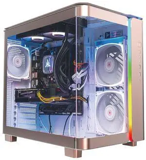 Skytech King 95 Gaming PC Desktop, Ryzen 7 7700X 4.5 GHz (5.4GHz Turbo Boost), AMD RX 7800XT 16GB GDDR6, 1TB Gen4 SSD, 32GB DDR5 RAM 6000 RGB, 750W GOLD PSU, 240mm ARGB AIO, Wi-Fi, Win 11 Home
