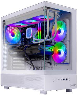 Skytech Azure Gaming PC Desktop, Ryzen 7 9700X 3.8 GHz (5.5GHz Turbo Boost), NVIDIA RTX 5070 12GB GDDR7, 1TB Gen4 SSD, 32GB DDR5 RAM 6000 RGB, 850W GOLD PSU, 360mm ARGB AIO , Wi-Fi, Win 11 Home