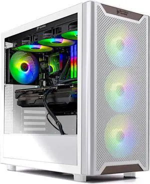 Skytech Chronos Gaming PC Desktop, Ryzen 7 9700X 3.8 GHz (5.5GHz Turbo Boost), NVIDIA RTX 5070 12GB GDDR7, 1TB Gen4 SSD, 32GB DDR5 RAM 6000 RGB, 850W GOLD PSU, 360mm ARGB AIO , Wi-Fi, Win 11 Home