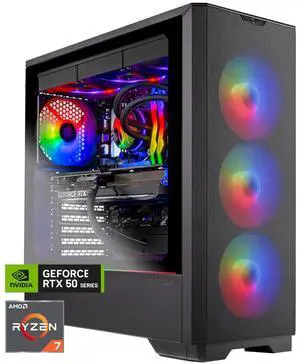 Skytech EclipseLite Gaming PC Desktop, Ryzen 7 9700X 3.8 GHz (5.5GHz Turbo), X670 Motherboard,NVIDIA RTX 5080 16GB GDDR7, 1TB Gen4 SSD, 32GB DDR5 6000, 850W GOLD ATX 3.0 PSU, 360mm AIO , Wi-Fi, Win 11