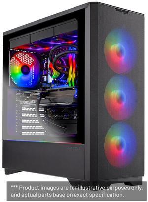 Skytech Eclipse Lite Gaming PC Desktop, Ryzen 7 9700X 3.8 GHz (5.5GHz Turbo Boost), NVIDIA RTX 4060 8GB GDDR6, 1TB SSD, 32GB DDR5 RAM 6000 RGB, 650W GOLD PSU, Wi-Fi, Win 11 Home