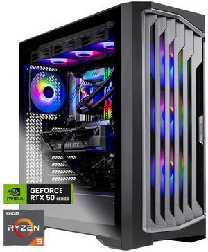 Skytech Legacy Gaming PC Desktop, Ryzen 9 9900X3D 4.4 GHz (5.5GHz Turbo), X870 Motherboard, NVIDIA RTX 5090 32GB GDDR7, 4TB Gen4 NVMe SSD, 64GB DDR5 6000 RGB, 1000W GOLD ATX 3.0, Wi-Fi, Win 11