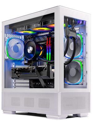 Skytech Azure Gaming PC Desktop, Ryzen 7 7700X 4.5 GHz (5.4GHz Turbo), NVIDIA RTX 5070 12GB GDDR7, 1TB Gen4 NVMe SSD, 32GB DDR5 RAM RGB, 750W GOLD PSU, 360mm ARGB AIO , Wi-Fi, Win 11