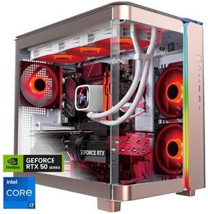 Skytech King 95 Gaming PC Desktop, Intel i7 14700F 2.1 GHz (5.3GHz Turbo), NVIDIA RTX 5070 12GB GDDR7, 1TB Gen4 NVMe SSD, 32GB DDR5 RAM 5600 RGB, 850W GOLD ATX 3 PSU, 360mm ARGB AIO , Wi-Fi, Win 11