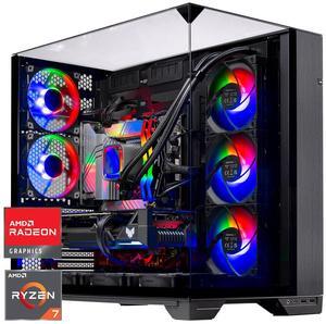 Skytech O11 Vision Gaming PC Desktop, Ryzen 7 7800X3D 4.2 GHz (5GHz Turbo), AMD RX 9070 XT 16GB, 1TB Gen4 NVMe SSD, 32GB DDR5 RAM 6000 RGB, 850W GOLD PSU, 360mm ARGB AIO , Wi-Fi, Win 11