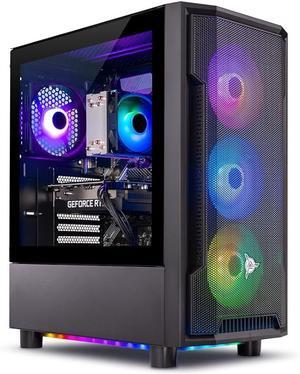 Skytech Shadow Gaming PC Desktop, Ryzen 7 7700 3.8 GHz (5.3GHz Turbo), NVIDIA RTX 5060 Ti 16GB GDDR7, 2TB Gen4 NVMe SSD, 32GB DDR5 RAM RGB, 650W GOLD PSU, Wi-Fi, Win 11