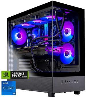 Skytech Azure Gaming PC Desktop, Intel i7 14700K 3.4 GHz, Z790 Motherboard,NVIDIA RTX 5070 Ti 16GB, 1TB Gen4 NVMe SSD, 32GB DDR5 RAM RGB, 850W GOLD ATX 3 PSU, 360mm ARGB AIO , Wi-Fi, Win 11,Montech XR