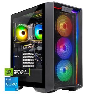Skytech Nebula Gaming PC Desktop, Intel i5 14400F 2.5 GHz (4.7GHz Turbo), NVIDIA RTX 5060 8GB, 1TB NVMe SSD, 32GB DDR5 RAM 5200 RGB, 650W GOLD PSU, Wi-Fi, Win 11 Skytech Nebula Gaming PC Desktop, Intel i5 14400F 2.5 GHz (4.7GHz Turbo), NVIDIA RTX 5060 8GB, 1TB NVMe SSD, 32GB DDR5 RAM 5200 RGB, 650W GOLD PSU, Wi-Fi, Win 11