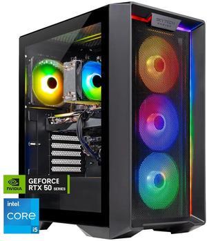 Skytech Nebula Gaming PC Desktop, Intel i5 13400F 2.5 GHz (4.6GHz Turbo), NVIDIA RTX 5060 Ti 8GB, 1TB NVMe SSD, 16GB DDR4 RAM 3200, 650W GOLD PSU, Wi-Fi, Win 11