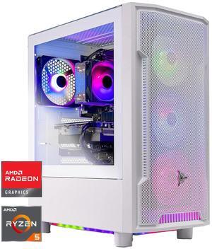 Skytech Archangel Gaming PC Desktop, Ryzen 5 7600X 4.7 GHz (5.3GHz Turbo), AMD RX 7600 8GB , 1TB NVMe SSD, 16GB DDR5 RAM 5200, 650W GOLD PSU, Wi-Fi, Win 11