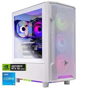 Skytech Archangel Gaming PC Desktop, Intel i5 13400F 2.5 GHz (4.6GHz Turbo), NVIDIA RTX 3050 6GB, 1TB NVMe SSD, 16GB DDR5 RAM 6000, 650W GOLD PSU, Wi-Fi, Win 11