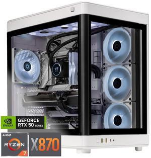 Skytech Prism Gaming PC Desktop, Ryzen 7 9800X3D 4.7 GHz (5.2 GHz Turbo), NVIDIA RTX 5090 32GB GDDR7, 4TB Gen4 NVMe SSD, 32GB DDR5 RAM 5600 RGB, 1000W GOLD ATX 3 PSU, 360mm ARGB AIO , Wi-Fi, Win 11