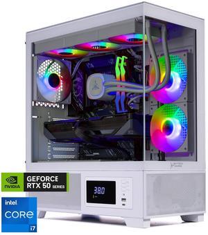 Skytech Azure 3 Plus Gaming PC Desktop, Intel i7 14700F 2.1 GHz (5.3GHz Turbo), NVIDIA RTX 5070 Ti 16GB, 1TB Gen4 NVMe SSD, 64GB DDR5 RAM 5600 RGB, 850W GOLD ATX 3 PSU, 360mm ARGB AIO , Wi-Fi, Win 11