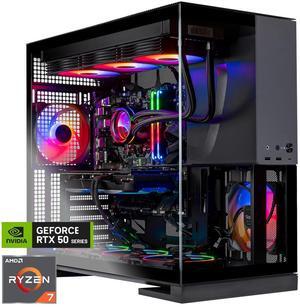 Skytech  Gaming PC Desktop, Ryzen 7 9700X 3.8 GHz (5.5GHz Turbo), NVIDIA RTX 5070 12GB, 1TB Gen4 NVMe SSD, 32GB DDR5 RAM 5200 RGB, 850W GOLD ATX 3 PSU, 360mm ARGB AIO , Wi-Fi, Win 11