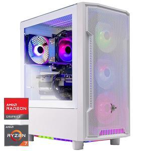 Skytech Archangel Gaming PC Desktop, Ryzen 7 7700 3.8 GHz (5.3GHz Turbo), AMD RX 9070 XT 16GB, 1TB NVMe SSD, 32GB DDR5 RAM RGB, 850W GOLD PSU, Wi-Fi, Win 11