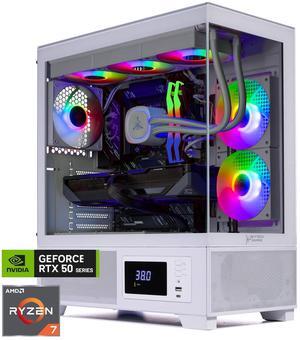 Skytech Azure Gaming PC Desktop, Ryzen 7 9800X3D 4.7 GHz (5.2 GHz Turbo), NVIDIA RTX 5070 Ti 16GB, 2TB Gen4 NVMe SSD, 32GB DDR5 RAM 5200 RGB, 850W GOLD ATX 3 PSU, 360mm ARGB AIO , Wi-Fi, Win 11