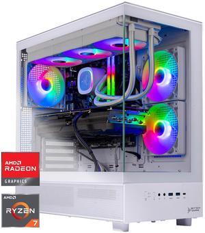 Skytech Gaming Azure 3 Desktop PC, Ryzen 7 7800X3D 4.2 GHz (5GHz Turbo), AMD RX 9060 XT 16GB, 1TB Gen4 NVMe SSD, 32GB DDR5 RAM 5200 RGB, 850W GOLD ATX 3 PSU, 360mm ARGB AIO, Wi-Fi, Win 11, Montech XR