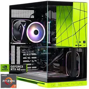 Skytech Gaming  Desktop PC, Ryzen 7 7700 3.8 GHz (5.3GHz Turbo), NVIDIA RTX 4070 Super 12GB, 1TB NVMe SSD, 32GB DDR5 RAM 6000 RGB, 850W GOLD PSU, Wi-Fi, Win 11