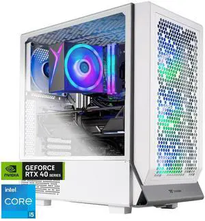 Skytech Gaming Omega 2 Desktop PC, Intel i5 13400F 2.5 GHz (4.6GHz), NVIDIA RTX 4060 8GB, 1TB NVMe SSD, 16GB DDR4 RAM 3200, 650W GOLD PSU, Wi-Fi, Win 11