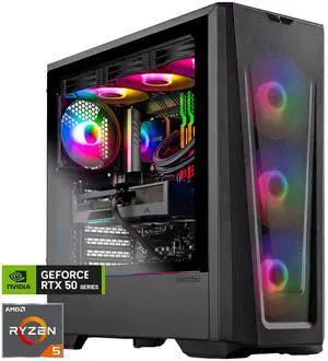 Skytech Gaming Eclipse Lite Desktop PC, Ryzen 7 7800X3D 4.2 GHz (5GHz), NVIDIA RTX 5060 Ti 16GB, 1TB Gen4 NVMe SSD, 32GB DDR5 RAM 5200 RGB, 650W GOLD PSU, 360mm ARGB AIO , Wi-Fi, Win 11