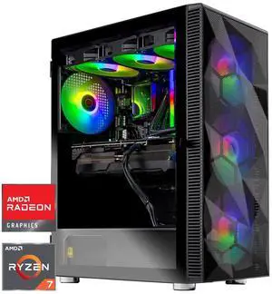 Skytech Gaming Storm Desktop PC, Ryzen 7 7800X3D 4.2 GHz (5GHz), AMD RX 9070XT 16GB, 2TB Gen4 NVMe SSD, 32GB DDR5 RAM 6000 RGB, 850W GOLD ATX 3 PSU, 360mm ARGB AIO, Wi-Fi, Win 11