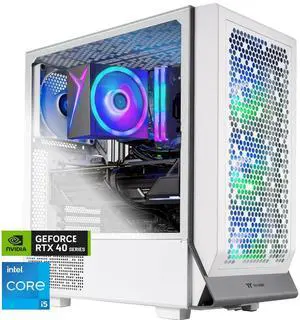 Skytech Gaming Omega 2 Desktop PC, Intel i5 13400F 2.5 GHz (4.6GHz), NVIDIA RTX 4060 8GB, 1TB NVMe SSD, 16GB DDR4 RAM 3200, 650W GOLD PSU, Wi-Fi, Win 11
