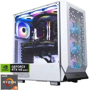 Skytech Gaming Omega 2 Gaming PC, AMD Ryzen 9 9900X 4.4GHz, NVIDIA RTX 4070 Ti Super 16GB, 1TB NVMe SSD, 32GB DDR5 RAM 5600, 850W GOLD PSU, 360 ARGB AIO , Wi-Fi, Win 11, Desktop