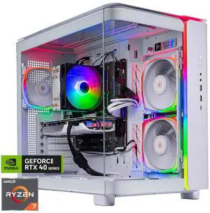 Skytech King Gaming PC, AMD Ryzen 7 7700 3.8GHz, NVIDIA RTX 4070 Super 12GB, 1TB NVMe SSD, 16GB DDR5 RAM 6000, 750W GOLD PSU, Wi-Fi, Win 11,Montech King 95