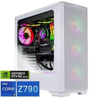 Skytech Eclipse Lite Gaming PC, Intel i9 14900KF 3.2GHz, NVIDIA RTX 5070 12GB, Z790 Motherboard, 2TB Gen4 NVMe SSD, 32GB DDR5 RAM 6000, 850W GOLD ATX 3 PSU, 360 ARGB AIO , Wi-Fi, Win 11,Phantek G360A