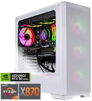 Skytech Eclipse Lite Gaming PC, AMD Ryzen 7 9800X3D 4.7GHz, NVIDIA RTX 5080 16GB, X870 Motherboard, 2TB Gen4 NVMe SSD, 32GB DDR5 6000, 850W GOLD ATX 3 PSU, 360 ARGB AIO , Wi-Fi, Win 11,Phantek G360A
