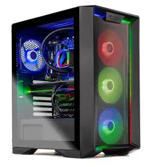 Skytech Gaming Nebula Gaming PC, AMD Ryzen 7 7700X 4.5GHz, NVIDIA RTX 5060 Ti 8GB, 1TB Gen4 NVMe SSD, 16GB DDR5 RAM 6000, 650W GOLD PSU, 360 ARGB AIO , Wi-Fi, Win 11, Desktop