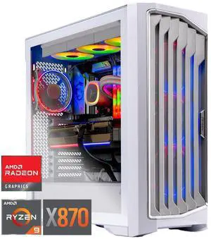 Skytech Gaming Legacy 4 Gaming PC, AMD Ryzen 9 9900X3D 4.4GHz, AMD RX 9070XT 16GB, X870 Board, 2TB Gen4 NVMe SSD, 32GB DDR5 RAM 6000, 850W GOLD ATX 3 PSU, 360 ARGB AIO , Wi-Fi, Win 11, Desktop Skytech Gaming Legacy 4 Gaming PC, AMD Ryzen 9 9900X3D 4.4GHz, AMD RX 9070XT 16GB, X870 Board, 2TB Gen4 NVMe SSD, 32GB DDR5 RAM 6000, 850W GOLD ATX 3 PSU, 360 ARGB AIO , Wi-Fi, Win 11, Desktop