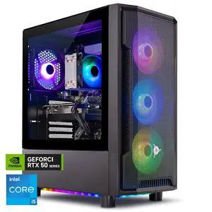 Skytech Gaming Shadow Gaming PC, Intel i5 14400F 2.5GHz, NVIDIA RTX 5060, 1TB Gen4 NVMe SSD, 16GB DDR4 RAM 3200, 650W GOLD PSU, Wi-Fi, Win 11, Desktop Skytech Gaming Shadow Gaming PC, Intel i5 14400F 2.5GHz, NVIDIA RTX 5060, 1TB Gen4 NVMe SSD, 16GB DDR4 RAM 3200, 650W GOLD PSU, Wi-Fi, Win 11, Desktop