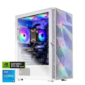 Skytech Gaming Storm Gaming PC, Intel i5 14400F 2.5GHz, NVIDIA RTX 5060, 1TB Gen4 NVMe SSD, 16GB DDR4 RAM 3200, 650W GOLD PSU, Wi-Fi, Win 11, Desktop Skytech Gaming Storm Gaming PC, Intel i5 14400F 2.5GHz, NVIDIA RTX 5060, 1TB Gen4 NVMe SSD, 16GB DDR4 RAM 3200, 650W GOLD PSU, Wi-Fi, Win 11, Desktop