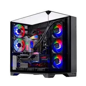 Skytech O11 Vision Gaming PC Desktop, Ryzen 7 9800X3D 4.7 GHz (5.2 GHz Turbo), NVIDIA RTX 5070 Ti 16GB GDDR7, 2TB Gen4 SSD, 32GB DDR5 NON-RGB, 850W GOLD PSU, 360mm AIO , Wi-Fi, Win 11 Home