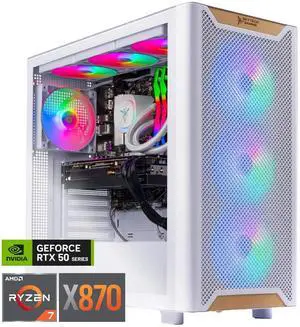 Skytech Gaming Chronos 3 Gaming PC, AMD Ryzen 7 9850X3D 4.7GHz, NVIDIA RTX 5070 Ti 16GB VRAM, X870 Board, 2TB Gen4 NVMe SSD, 32GB DDR5 RAM 6000, 850W GOLD PSU, 360 ARGB AIO , Wi-Fi, Win 11, Desktop Skytech Gaming Chronos 3 Gaming PC, AMD Ryzen 7 9850X3D 4.7GHz, NVIDIA RTX 5070 Ti 16GB VRAM, X870 Board, 2TB Gen4 NVMe SSD, 32GB DDR5 RAM 6000, 850W GOLD PSU, 360 ARGB AIO , Wi-Fi, Win 11, Desktop