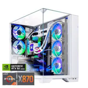 Skytech Gaming O11 Vision Gaming PC, AMD Ryzen 7 9850X3D 4.7GHz, NVIDIA RTX 5080 16GB VRAM, X870 Board, 2TB Gen4 NVMe SSD, 32GB DDR5 RAM 6000, 1000W GOLD PSU, 360 ARGB AIO , Wi-Fi, Win 11, Desktop Skytech Gaming O11 Vision Gaming PC, AMD Ryzen 7 9850X3D 4.7GHz, NVIDIA RTX 5080 16GB VRAM, X870 Board, 2TB Gen4 NVMe SSD, 32GB DDR5 RAM 6000, 1000W GOLD PSU, 360 ARGB AIO , Wi-Fi, Win 11, Desktop
