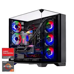 Skytech Gaming O11 Vision Gaming PC, AMD Ryzen 7 9850X3D 4.7GHz, AMD RX 9070XT 16GB VRAM, 1TB NVMe SSD, 16GB DDR5 RAM 6000 Non-RGB, 850W GOLD ATX 3 PSU, 360 ARGB AIO , Wi-Fi, Win 11, Desktop Skytech Gaming O11 Vision Gaming PC, AMD Ryzen 7 9850X3D 4.7GHz, AMD RX 9070XT 16GB VRAM, 1TB NVMe SSD, 16GB DDR5 RAM 6000 Non-RGB, 850W GOLD ATX 3 PSU, 360 ARGB AIO , Wi-Fi, Win 11, Desktop