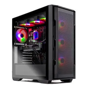 Skytech Gaming Rampage Gaming PC, Intel i7 14700F 2.1GHz, AMD RX 9070XT 16GB VRAM, 1TB Gen4 NVMe SSD, 32GB DDR5 RAM 5600, 850W GOLD ATX 3 PSU, 360 ARGB AIO , Wi-Fi, Win 11, Desktop Skytech Gaming Rampage Gaming PC, Intel i7 14700F 2.1GHz, AMD RX 9070XT 16GB VRAM, 1TB Gen4 NVMe SSD, 32GB DDR5 RAM 5600, 850W GOLD ATX 3 PSU, 360 ARGB AIO , Wi-Fi, Win 11, Desktop