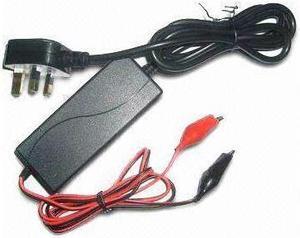 12V/2.0A Lead-acid Battery Charger with 3-stage Charging Modes and Short-circuit Protection