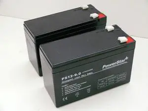 PowerStar--12V 8AH SLA Battery replaces WKA12-8F2 DJW12-8HD TPH12080 F2 - 2PK