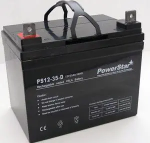 PowerStar® Battery 12V 35Ah U1 Hoveround MPV1, MPV2, MPV3, MPV4, MPV5 Battery