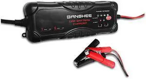 Battery Charger with 12/24V DC Output Voltage and Short-circuit Protection, for Auto, MArine, RV and More