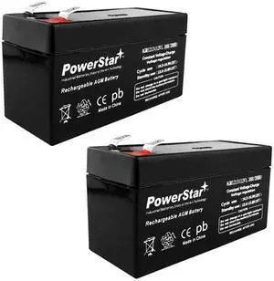 Replacement Battery for Power Patrol SLA1005 12V 1.3Ah - 2 Pack
