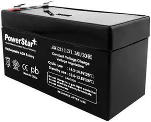 12v 1.3Ah SLA Rechargeable Battery - F1 Terminals